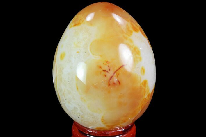 Colorful Carnelian Agate Egg - Madagascar #98544